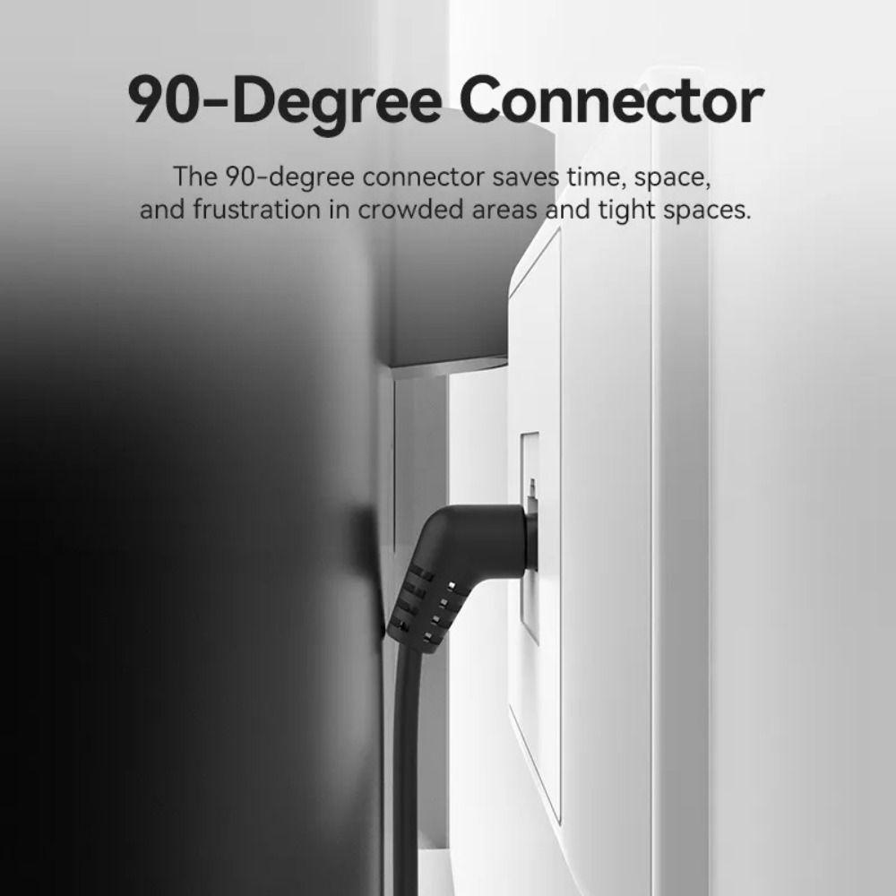 Double Elbow Cat6A Ethernet Patch Cable Slim Cable Cat6 Internet Cable  For Computer Router Laptop