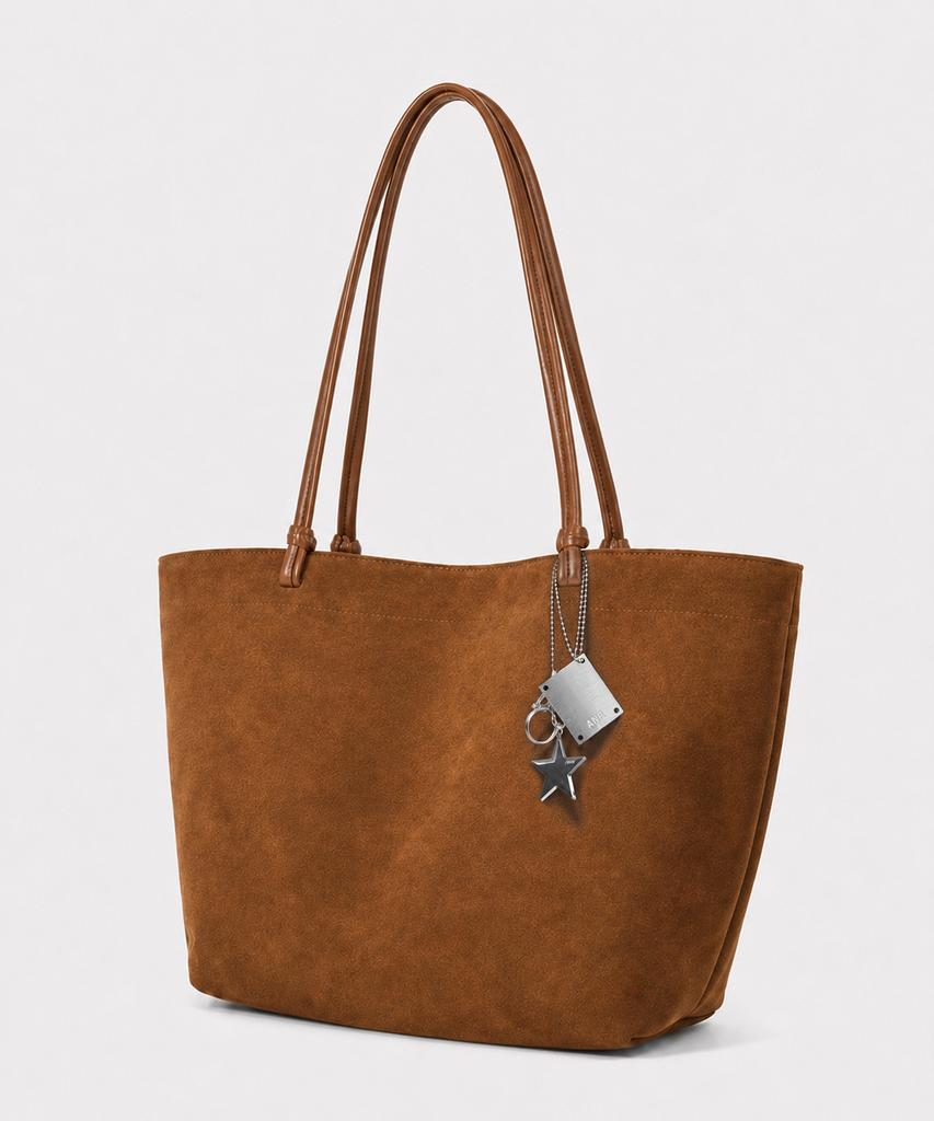 Np Studio Mocha Flow Suede Shoulder Bag [ 2 Colors ]