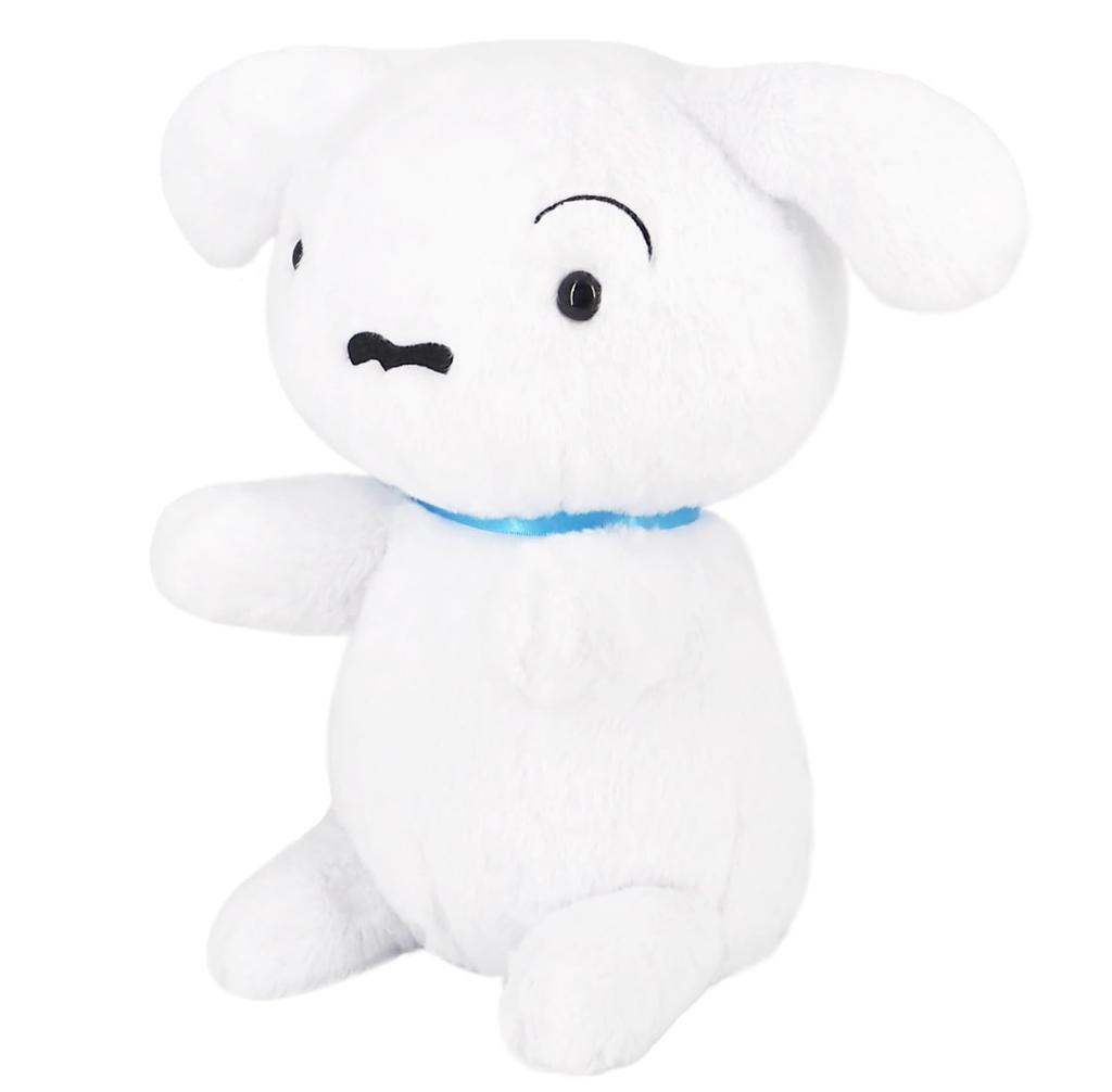 Sanei Boeki Crayon Shin-chan Shiro Cuddle Pose Ver. (M) W23 x D20 x H31cm Plush Toy SN47