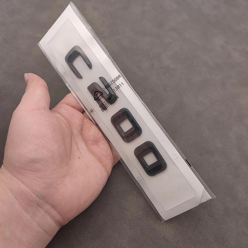 3D ABS Chrome Black C 200 Logo C200 Emblem Letter Sticker Car Rear Trunk Badge For Mercedes Benz C200 W204 W205 W206 Accessories