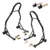 Motorcycle Stand Lift, 0.39 Tons Front Rear Combo Stand Lift Stand, Front and Rear Wheel Fork Stand, U+L Fork Swingarm Spool, Compatible with Most