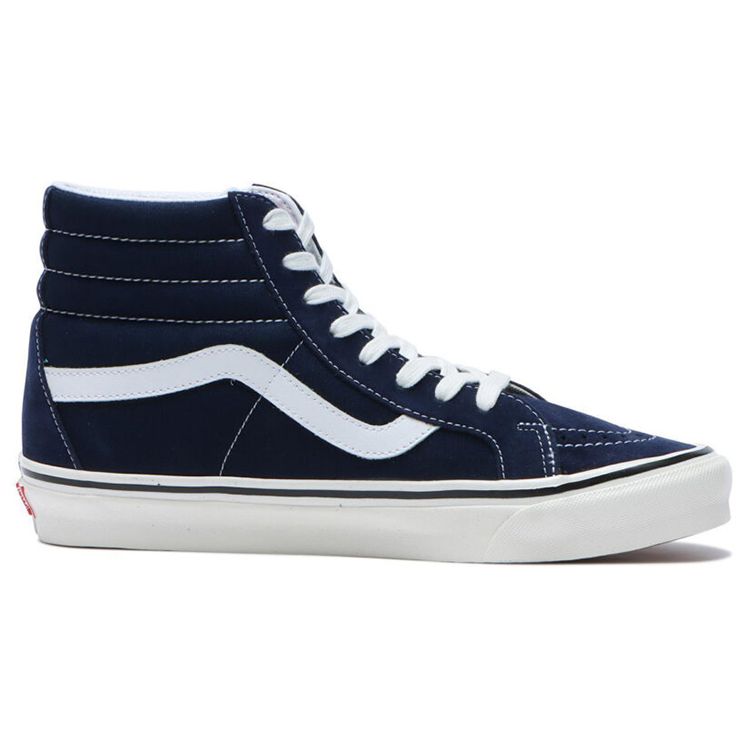 Vans Sk8 Side Stripe Retro High Top Skate Shoes Unisex Sneakers Blue White VN0A38GF9GK