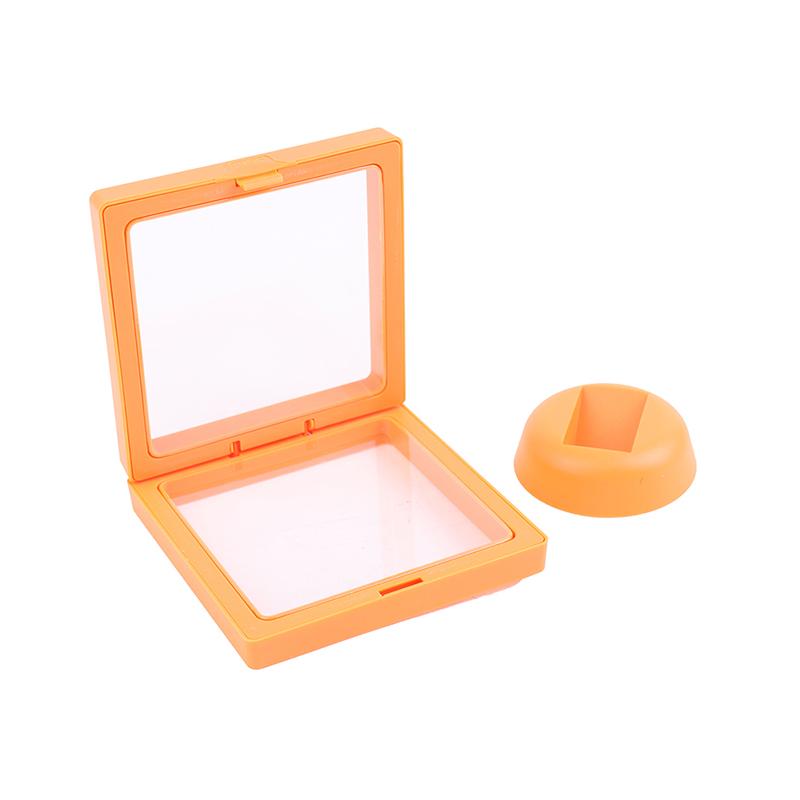 Colorful 3D Floating Picture Frame Shadow Box Jewelry Display Stand Ring Pendant Holder Protect Jewelry Stone Presentation Case