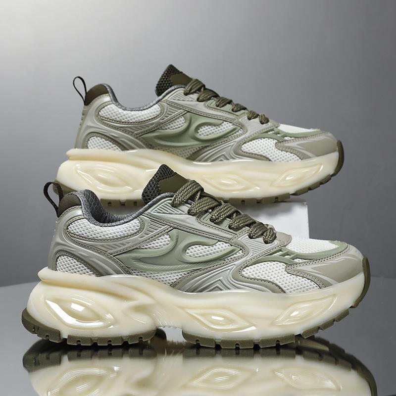 Platform casual versatile lace-up student sneakers men's and women's couple shoes New retro dad shoes