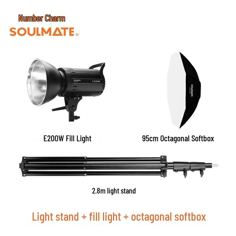 SOULMATEE200 Professional LED Live Stream & Photography Fill Light Kit