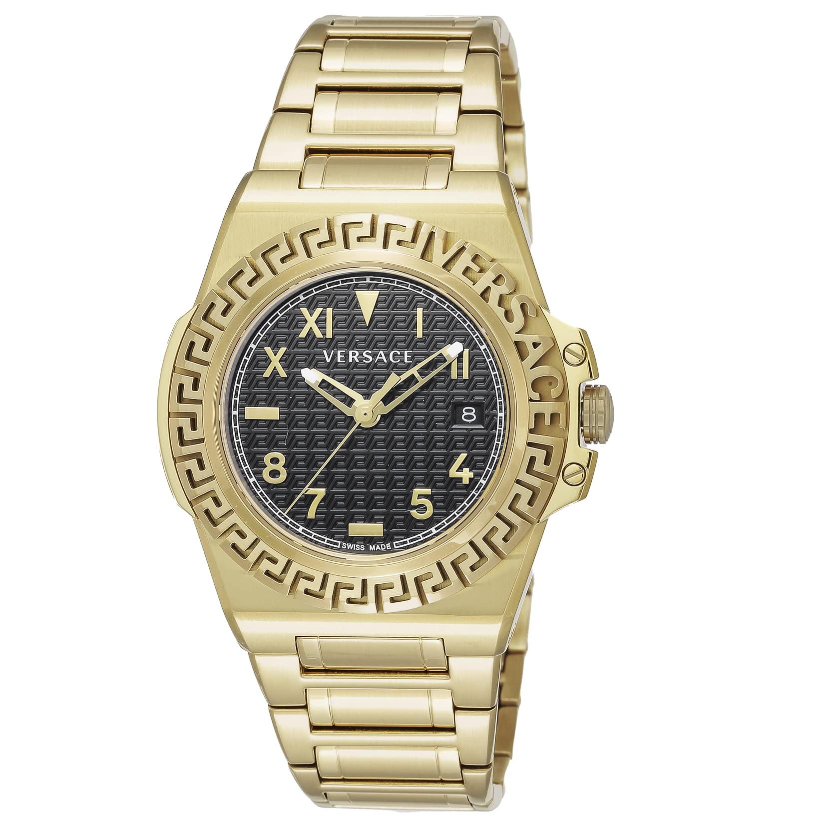 

Watch GRECA REACTION VE3I00522 Gold [Versace] Men s [Item] чорний