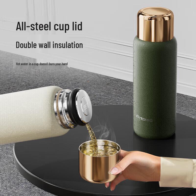 Temeike Smart Temperature Display Tea Infuser Thermos