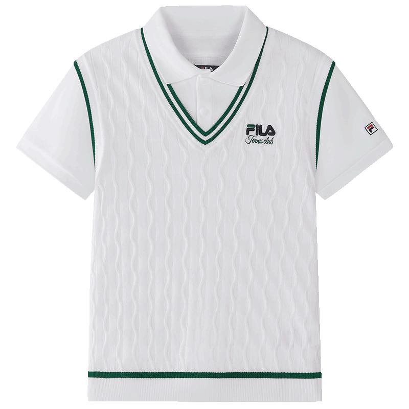 FILA Boys' Short Sleeve Polo Shirt