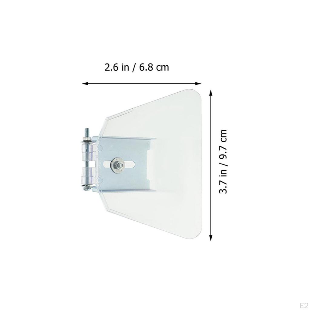 2x Bench Grinding Tool Protection Guard Sturdy, Easy Installation, Cover