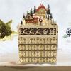 White 24 Day Countdown Calendar Christmas Digital Calendar Decorations Christmas Decorations Home Crafts Decorations