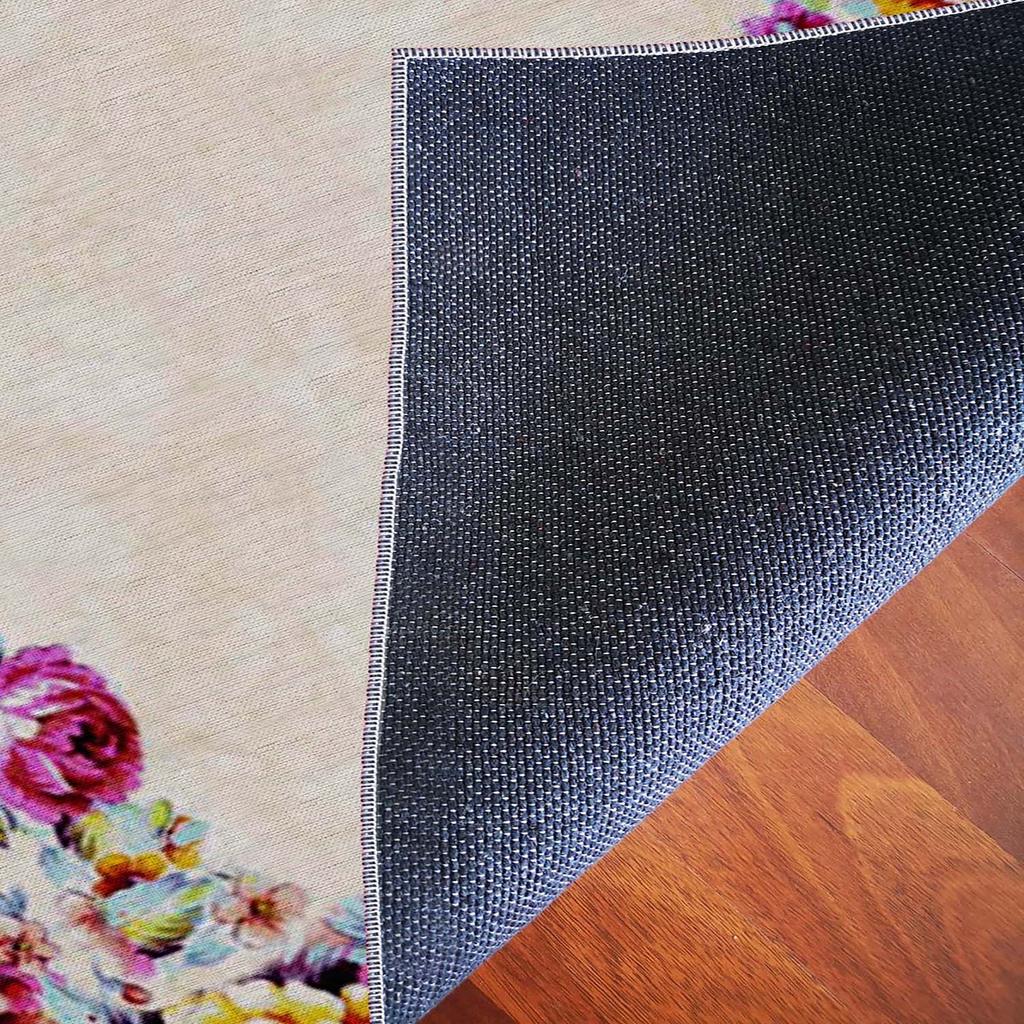 Dekorativní speciální design moderní květinové koberce se vzorem protiskluzová základna omyvatelná