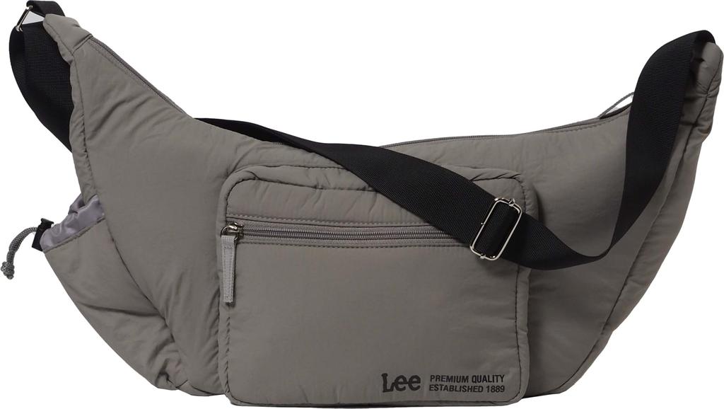 Lee Melty Polyester Large Shoulder Bag, Gray, 320-1413-11