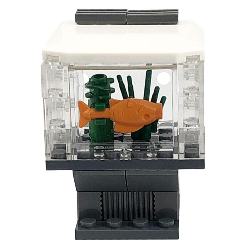 City MOC Furniture Desktop Game Computer Table Desk Piano Prints Set Building Blocks Toys for Children Assemble Bricks Parts