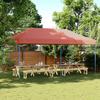 VidaXL Foldable Pop-Up Reception Tent Terracotta 580x292x315 Cm, Tent, Awning Tent, Gazebo Awning, Tent 4004941