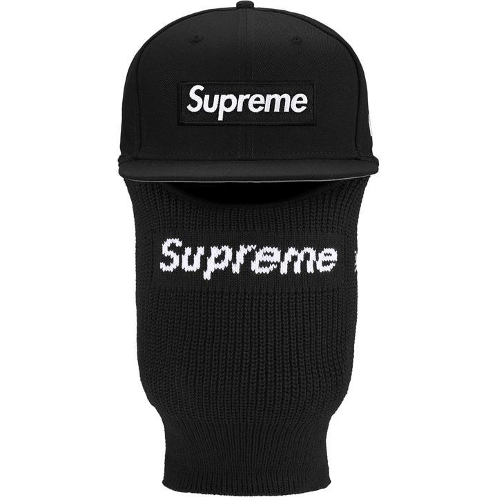 Supreme Box Logo New Era Balaclava Black