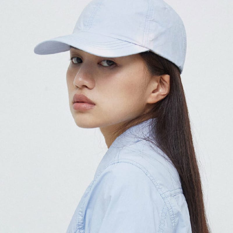 

jadegoldnine cotton series cap (2color) sky blue
