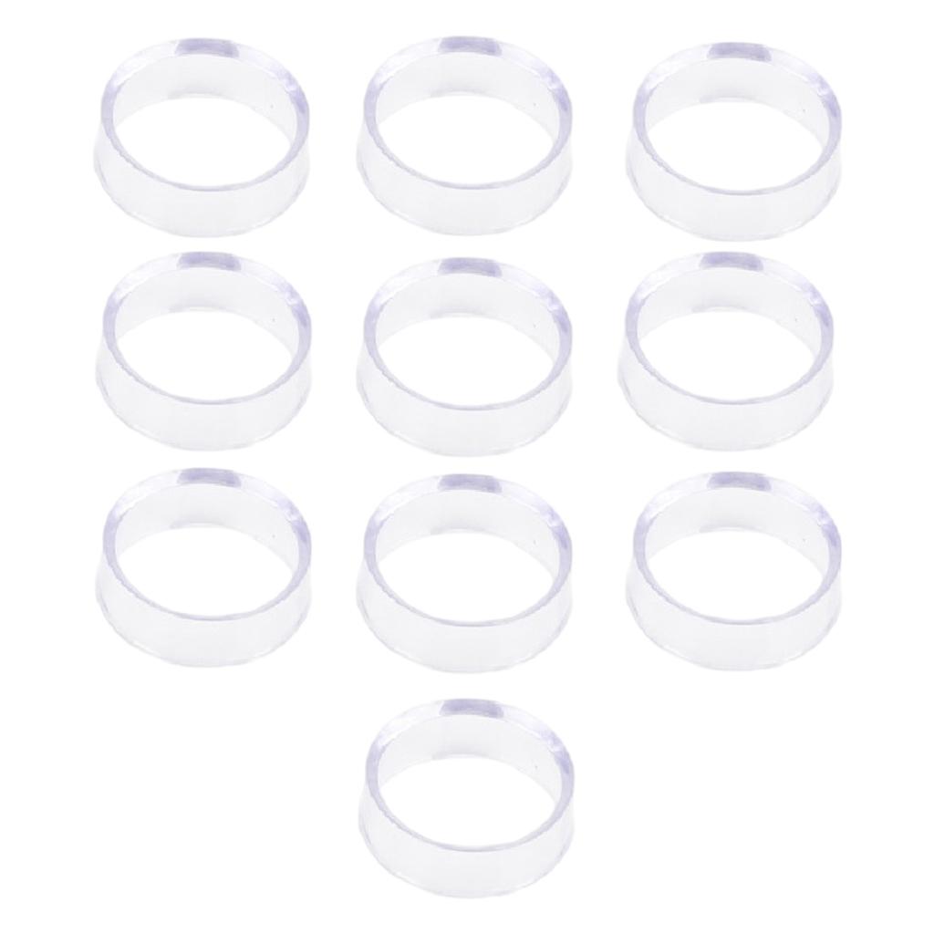 10 PCS Acrylic Transparent Display Stand for Base Pedestal Support