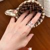 BF CLUB 925 Sterling Silver Rings For Women Open Minimalist Retro Heart Ring Creative Anillos Bague Fine Jewelry