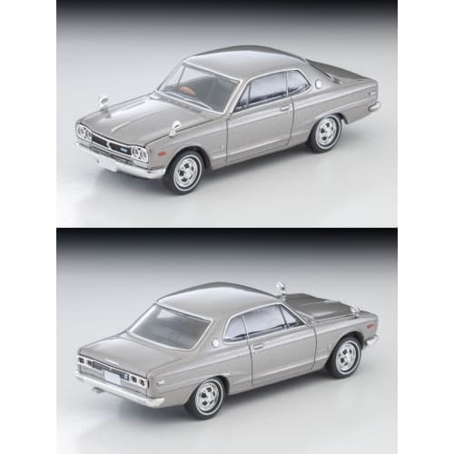 Tomytec Tomica Limited Vintage Neo 1/64 Scale LV-N357a Nissan Skyline Hardtop 2000GT Silver 1971 Model (Finished Model) 336495