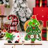 Cute Colorful Wooden Gnome Decorations Ideal For Christmas Tree And Party Decor