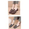 Women's Plush Lined Flat Shoes,Solid Colour Winter Warm Slippers,Warm Outdoor Flat Shoes