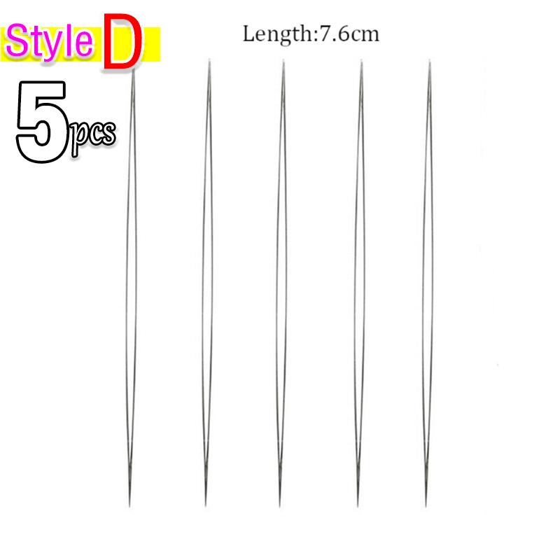 Beading Needles Seed Beads Needles Big Eye DIY Beaded Needles Collapsible Beading Pins Open Needles for Jewelry Making Tool