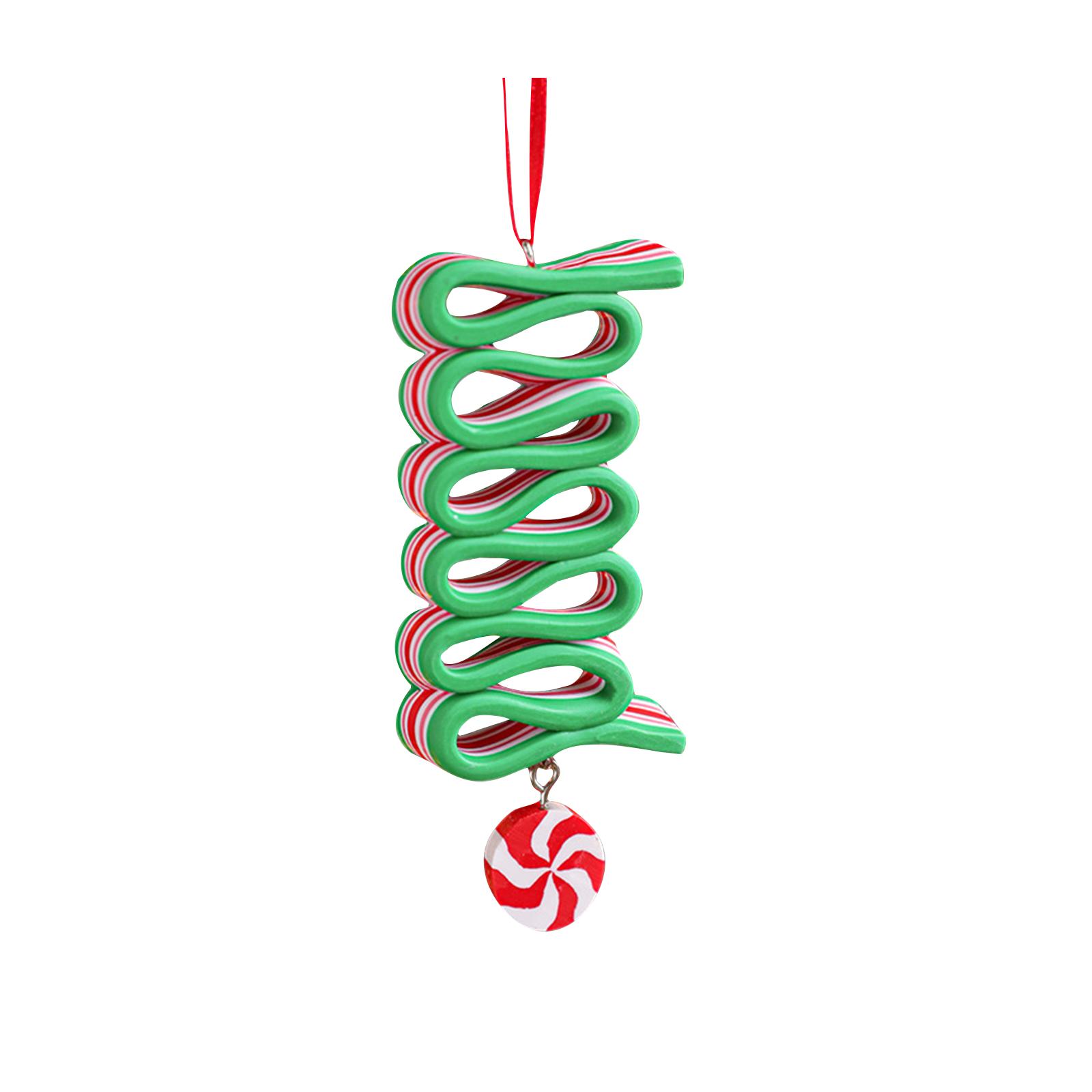 

Christmas Candy Cane Ornaments, Colorful Candy Cane Ornaments Suitable For Christmas Tree Party Home Decoration One Size