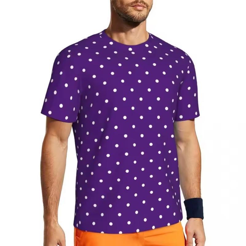 

Fashion Polka Dots 3D Print T-Shirt Men Gym T-Shirt Tops Harajuku Fashion Men s T-Shirts Summer Men Short Sleeve Tee T-Shirts Man Clothes 6XL
