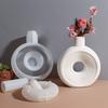 Oval Stripe Silicone Vase Mold Non Toxic Epoxy Resin Mold Reusable Mold Soap Mold  Craft Workshops