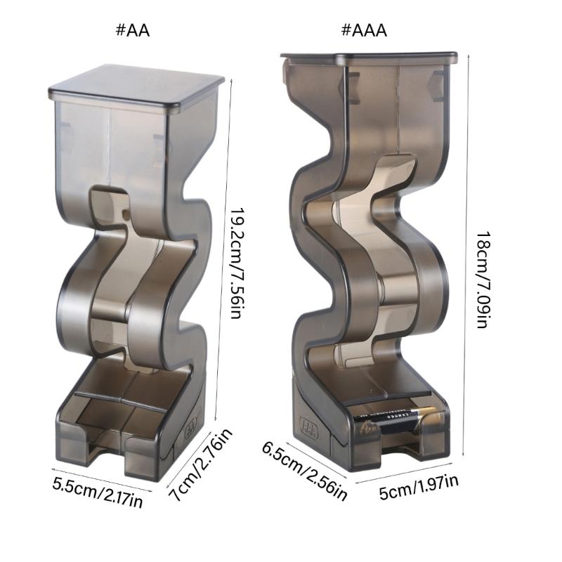 Small AA/7 Battery Storage Rack With Builts In Tester, Essential For Frequent Battery User Power Assessments