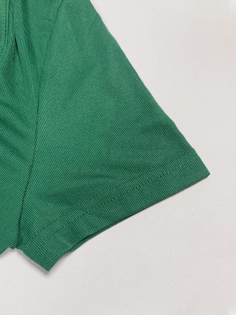 TW730 Summer Fashion Solid Color Square Neck Top & High Waist Wide Leg Pants Set