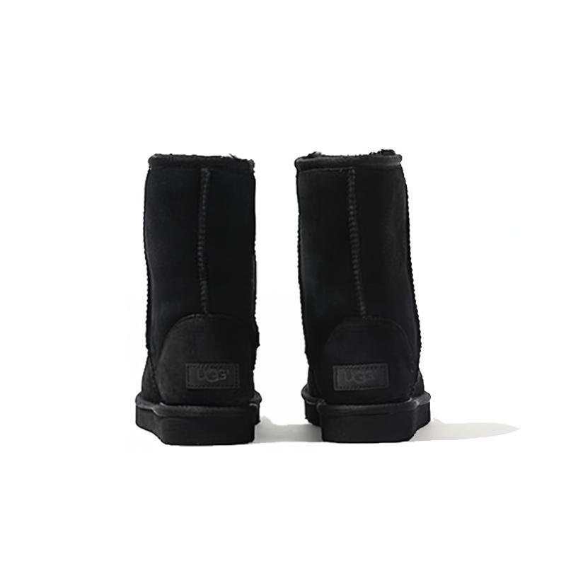 UGG Sneakers Donna Nere Classiche Corte Ii Foderate in Pile 1016223-BLK