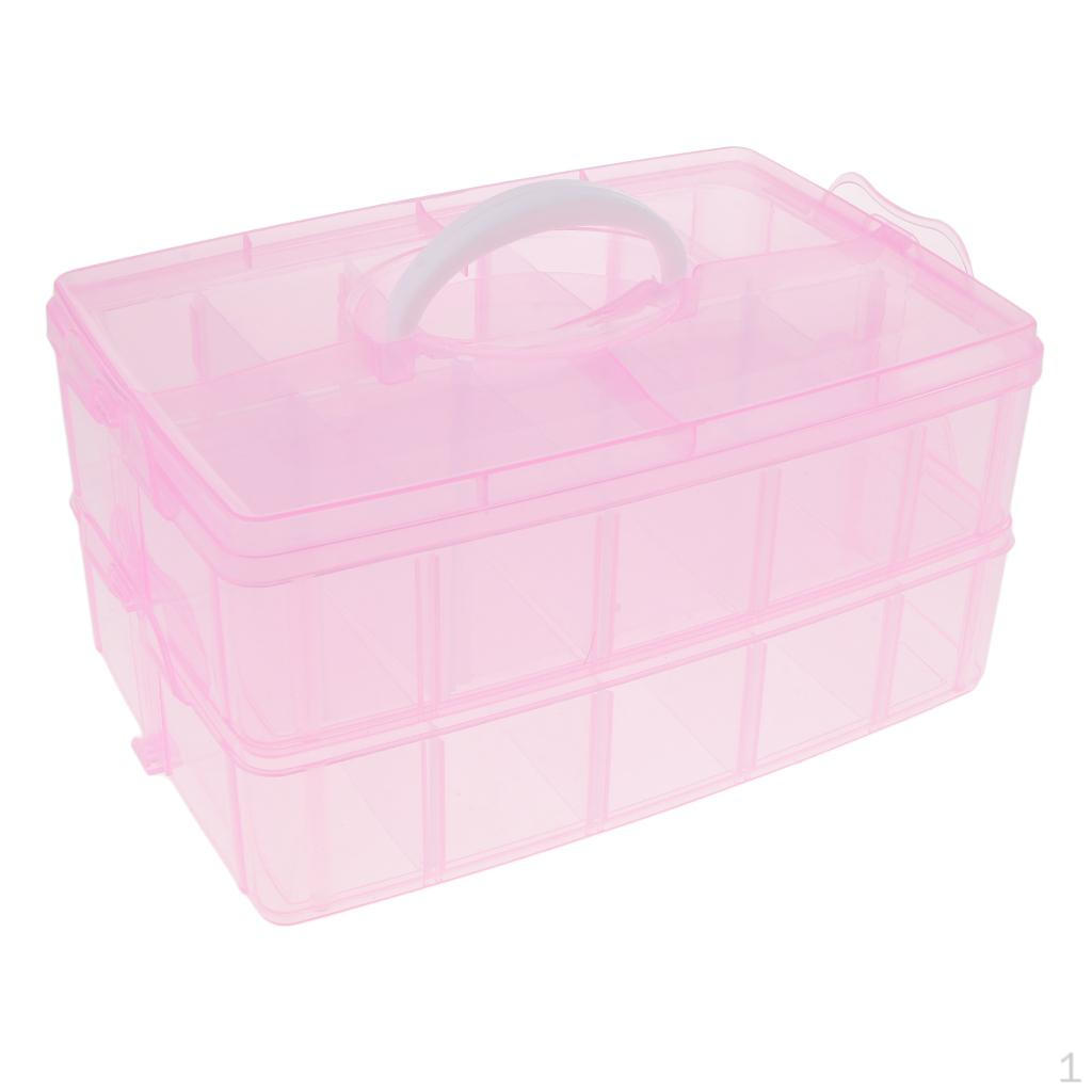 ,Jewelry,Necklace,Bracelet Storage Box Dismountable 20 Grid Case