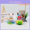Pochacco Sunglasses Swimming Ring Ice Cream Cartoon Model Set Ornament Figurine