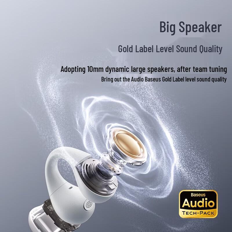 Baseus AS01 Bluetooth Open-Ear Clip Headphones