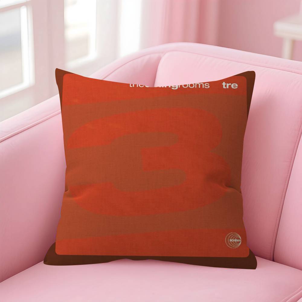 Singer Tdf Culture Album Double-Sided Printed Pillow Cover Short Plush Suitable Living Rooms Bedrooms Sofas Throw Cushion Cover