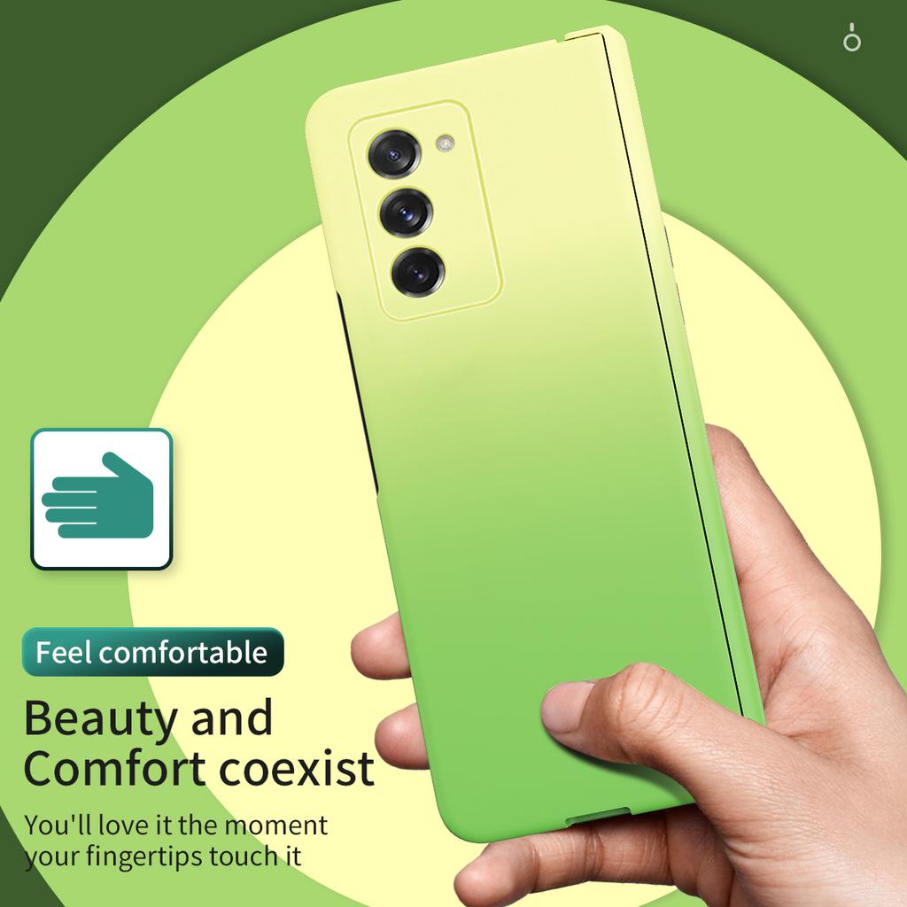 Comfortable Glass Protector Film Case For Samsung Galaxy Z Fold 2 Fold2 5g Fold3 Fold 3 Non -Fingerprint Phone Bag Funda