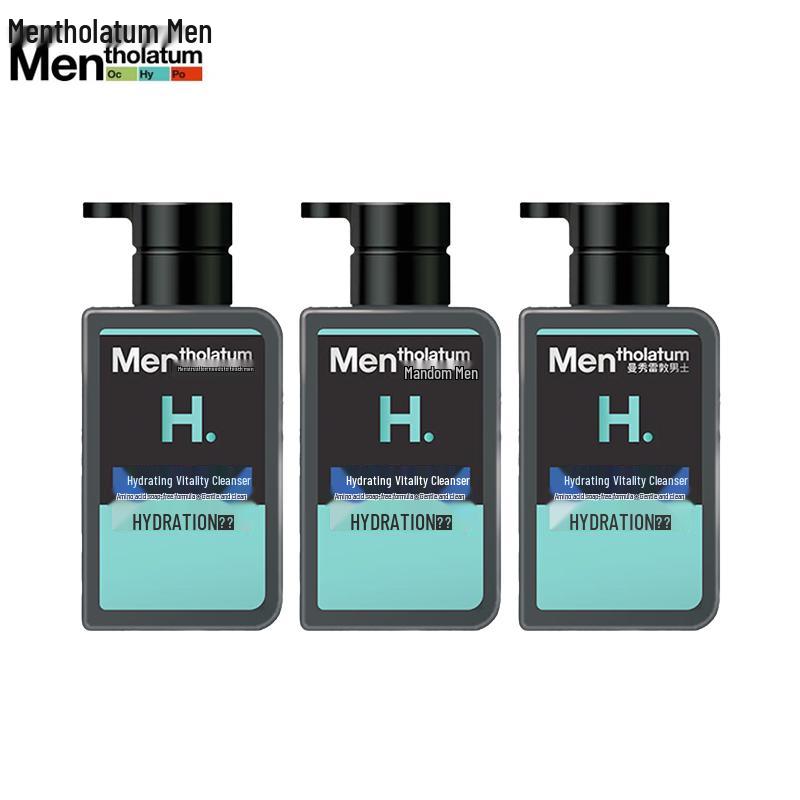 Увлажняющее бодрящее средство для умывания Mentholatum для мужчин