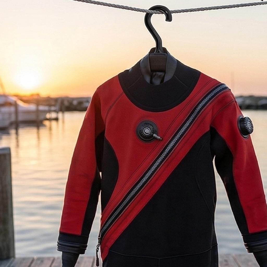 Scuba Diving Wetsuit Hanger Multi Diving Suit Drying Rack Wet & Dry Clothes Hanging Organizer for Snorkeling Surfing Equipment