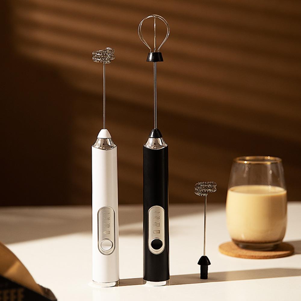 Handheld Electric Milk Frother 3 Gear Speed Foam Mixer Portable Egg Beater  Cream