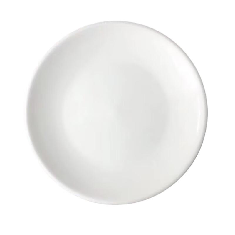 DISHJOY Круглые белые керамические обеденные тарелки