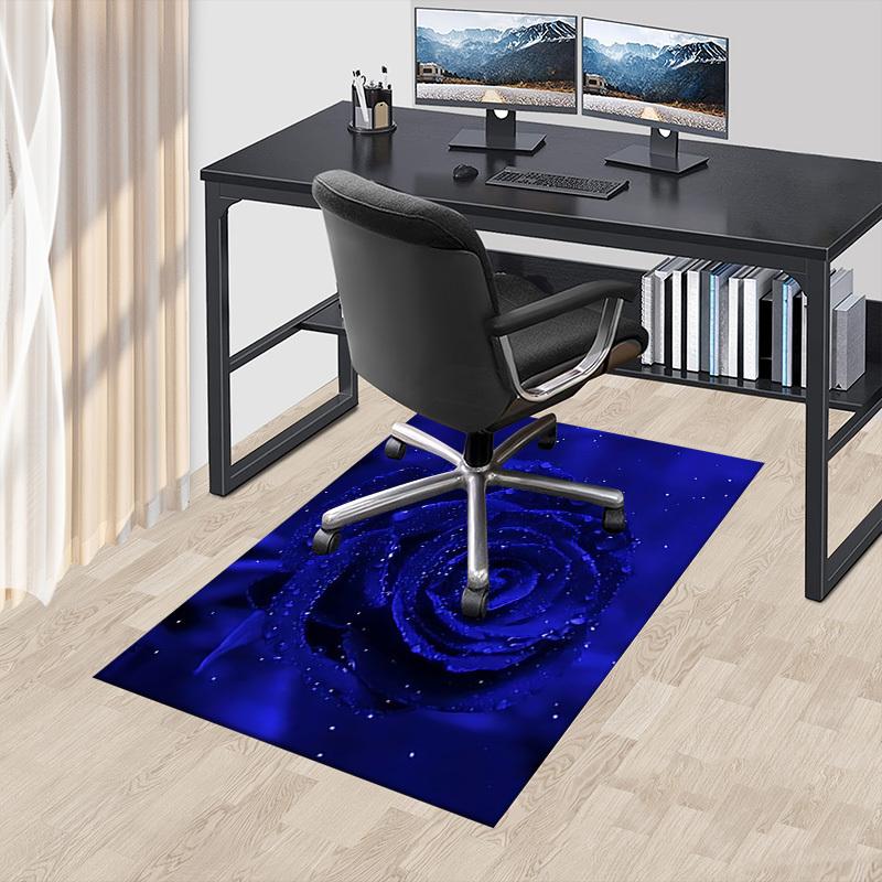 1PC Rose Waterdrops Carpet Ultra Soft, Thick & Absorbent, Non Slip Machine Washable Mat for Entryway