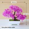 The Pine Artificial Greeting Guests Potted Plant Indoor Use For Desktop Decor