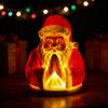 Christmas Night Light Small Resin LED Santa/Jesus/Snowman Lamp Christmas Nursery Nightlight for Kids Bedroom Tabletop Decor