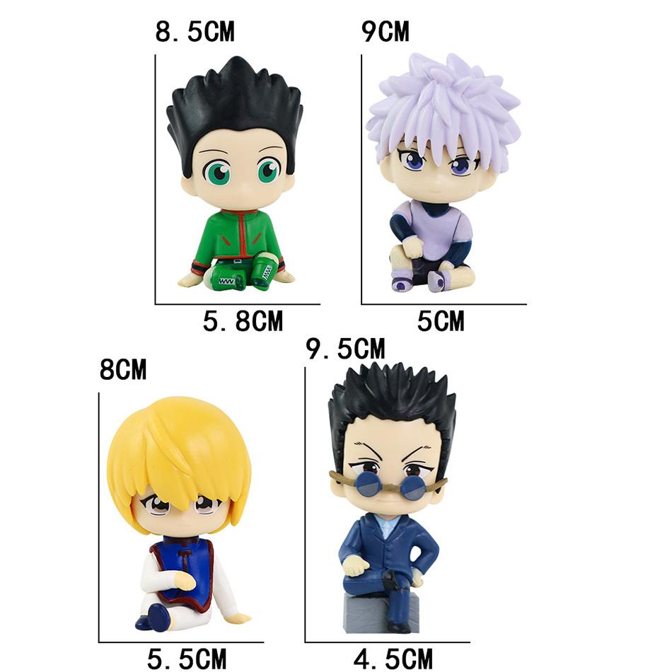 Anime-Figur Aixlan Gon Freecss Figur Killua Zoldyck Kurapika Hisoka Figur Feitan Mini-Modellpuppen Spielzeuggeschenke