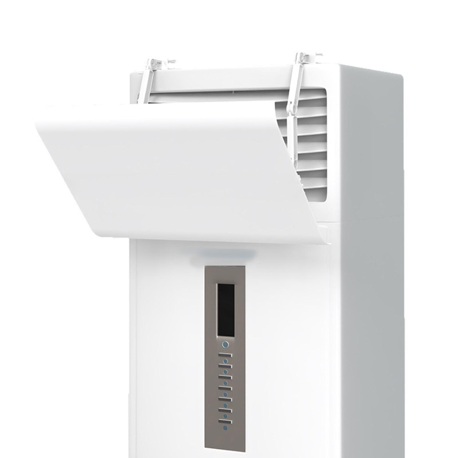 

Air Conditioner Vent Deflector Anti Direct Blow Household Cuttable Air Deflector Outlet Windscreen for Library Cooling Fan білий