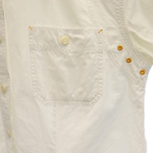 Nigel Cabourn Long Sleeve Cotton Shirt 8 White System Women Used