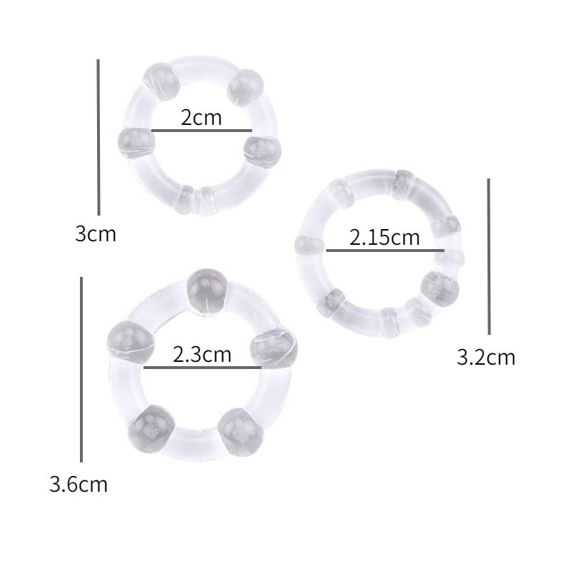 3 stücke Männlichen Penis Ring Cock Ring Verzögerung Ejakulation Scrotal Bindung Ball Stretcher Erweiterung Silikon Cockring Sex Spielzeug Für Männer