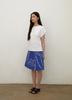 Ana Surfer Flower Print Cotton Skirt
