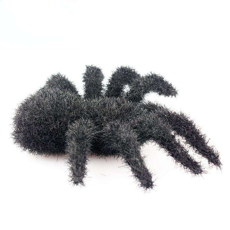 Large Spider Props Creepy Halloween Fake Hairy Spider Simulation Halloween Spider Ornaments Multipurpose Outdoor Indoor Decor
